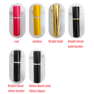 Mini Travel 10ml Aluminum Perfume <b>Bottle</b> Cylindrical Design Empty Sub Packaging Tube Bulk Wholesale USA Supply - Product Image 6