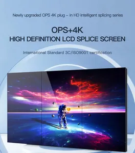 LCD Ultra ramping pengendali HDM-I 46 inci LCD Video dinding sambungan layar iklan dalam ruangan untuk toko ritel