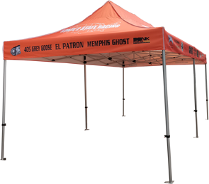 Tentes d'extérieur 10x15ft Pop Auvent Cadre en aluminium imprimé personnalisé 600D Oxford Tissu Exposition sportive Utilisation commerciale en intérieur - Product Image 2