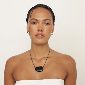 Collar de Clavícula Grande de Acero Inoxidable con Piedras de Cristal Geométricas Estilo Europeo Americano, Accesorio Unisex de Moda - Product Image 5