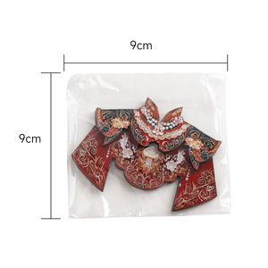 Imán de Refrigerador con Diseño de Corona de Fénix de la Ópera de Pekín, Estilo Chino, Recuerdo Cultural, Venta al Por Mayor - Product Image 6