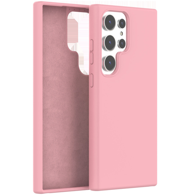 Shockproof TPU Liquid Silicone Case for Samsung Galaxy S24 S23 Ultra Plus A55 A56 Camera Protect Soft Cover
