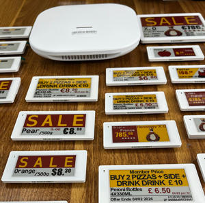 Süpermarket Dijital Fiyat Etiketleri Elektronik Raf Etiketi Api Ble 5.0 Eink 2.4GHz Yazılım Bluetooth Esl Sistemi E-Kağıt E Mürekkep Ekran - Product Image 1