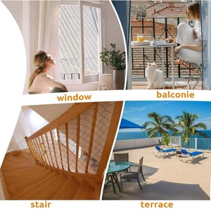 Chat chien maille <span class=keywords><strong>pour</strong></span> animaux <span class=keywords><strong>de</strong></span> compagnie filet <span class=keywords><strong>de</strong></span> jardin Anti-chute <span class=keywords><strong>balcon</strong></span> clôture fenêtre escalier animaux <span class=keywords><strong>de</strong></span> compagnie garde Protection Nylon acier fil <span class=keywords><strong>grille</strong></span> modélisation 3D - Product Image 6