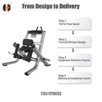 Appareil de musculation pour flexions des jambes (hamstrings) à charge libre, avec dossier et roulettes avant, poignées de traction pour équipement de salle de sport professionnel