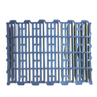 Plancher en plastique pour porcs léger et lisse, lattes en plastique durables pour porcs, plancher à lattes pour élevage de porcs, plancher de porcherie