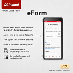 Smartphone robuste <span class=keywords><strong>A13</strong></span> avec application OGPcloud préinstallée et lecture de points de contrôle NFC pour les rondes de sécurité mobiles - Product Image 6