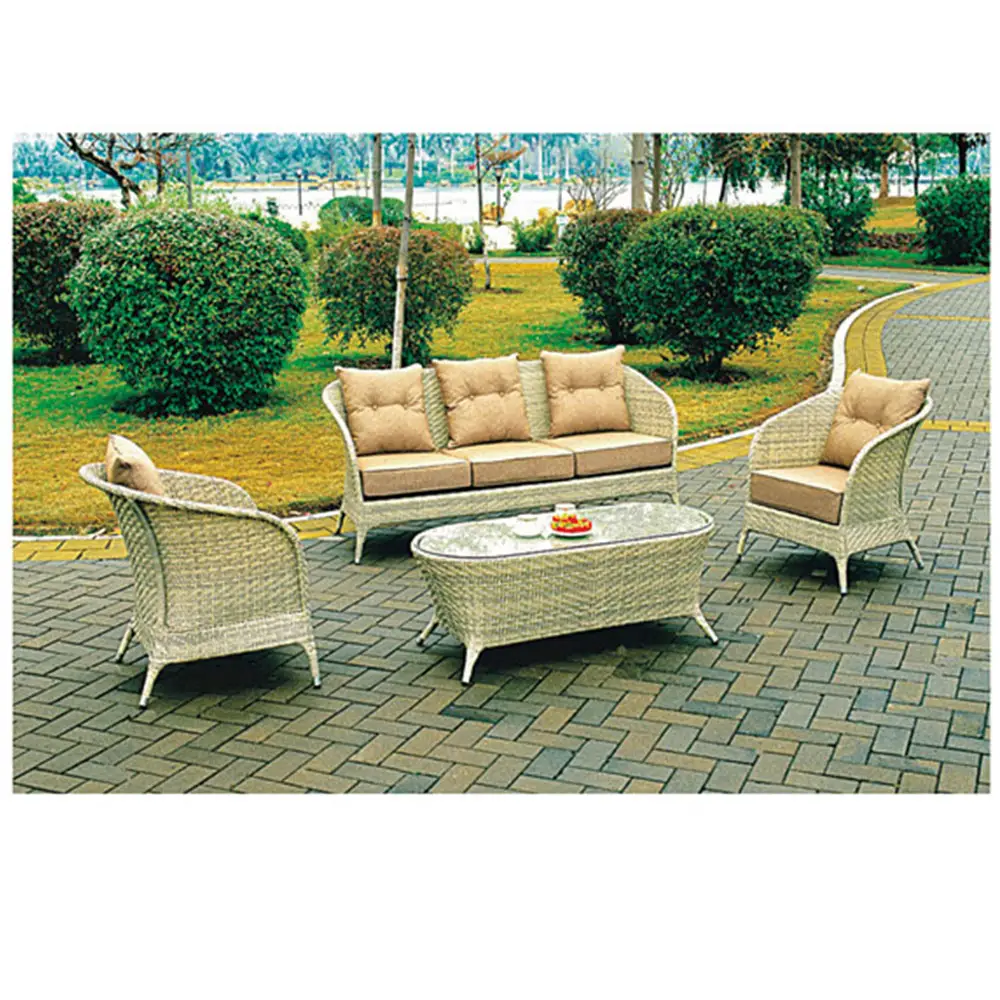 factory price outdoor garden rattan sofas sets patio balcony furniture