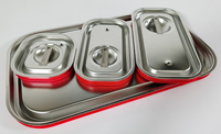 Plat GN en acier inoxydable 26,5*16,2*20mm, type US, pour légumes, stockage alimentaire, usage domestique/hôtelier