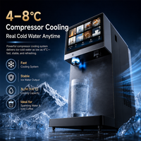 Distributeur d'eau RO portable 4L électrique à énergie solaire, chaud/froid/pétillant, 200 GPD pour usage domestique, camping-car, hôtel, glamping
