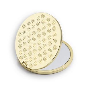 Custom Logo Small Round Shape Travel Folding <b>Makeup</b> Cosmetic <b>Compact</b> Pocket Mirror - Product Image 5