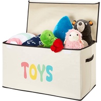Organisateur de rangement pour jouets, tissu Oxford portatif, boîtes de rangement centrale amovibles, Cubes pliables, conteneurs de bacs avec couvercle/poignées