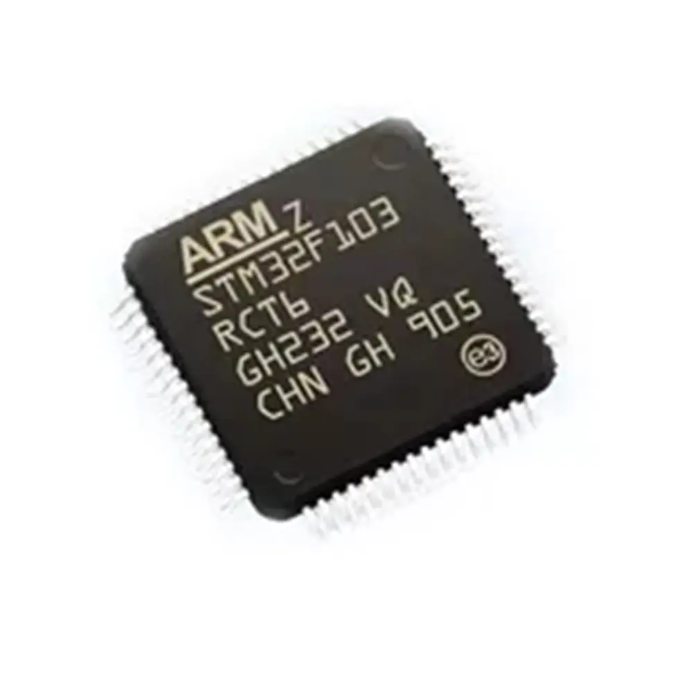 Melhor preço Componentes eletrônicos em estoque STM32F103RCT6 circuito integrado STM32F IC chip 64LQFP