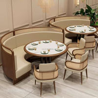 Ensemble table et chaises en rotin tressé vintage, bois massif, design moderne, durable, pour restaurant, café