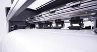 Промышленный УФ-принтер для этикеток с двумя печатающими головками EPSON I3200 для печати CMYKW