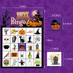 Set di forniture per feste in cartone stampato con <span class=keywords><strong>tema</strong></span> di <span class=keywords><strong>Halloween</strong></span> - Product Image 2