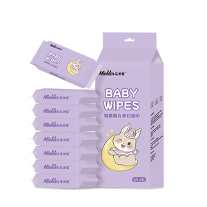 Meilleures <span class=keywords><strong>Lingettes</strong></span> Humides Bébé 2026 Écologiques Hypoallergéniques Format Voyage 8 <span class=keywords><strong>Lingettes</strong></span> Format de Poche 99,9% Eau Épaissies Soin Doux - Product Image 2