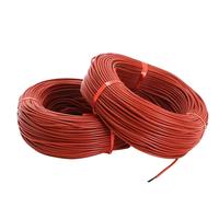 Design moderne à faible coût 12K câble chauffant en fibre de carbone infrarouge fil en caoutchouc 220V tension pour sol/mur/serre