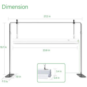 Ensemble de jardins hydroponiques d'intérieur et de lampes Plug-and-Play pour tomates cerises et poivrons - Product Image 6