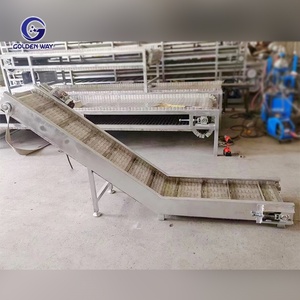 Gıda Sınıfı Hatları için Özelleştirilebilir Eğimli Zincirli Konveyör, Küçük 304 Paslanmaz Çelik PVC, Otomatik 380V/220V/110V 300kg - Product Image 5