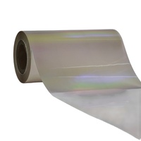 Rouleaux de film plastique holographique transparent de qualité supérieure pour transfert à chaud, pour l'étiquetage et l'emballage de cigarettes
