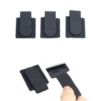 Attaches-câbles auto-adhésifs double face en nylon écologique avec boucle auto-agrippante pour l'organisation des câbles