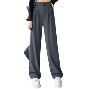 Manufactory Custom Style or Logo ODM Elegant Wide Leg Pants <strong>Women</strong> High Waist <strong>Baggy</strong> Pants Office Ladies Fashion Loose <strong>Trouser</strong> - Product Image 5