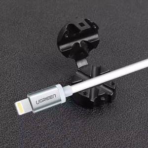 Organisateur de vente chaude pour chargeur avec base pour support de garde de fil Automobile <span class=keywords><strong>enrouleur</strong></span> de câble USB Flexible - Product Image 4