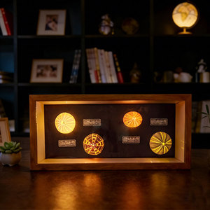 Lampe <span class=keywords><strong>de</strong></span> nuit Épine <span class=keywords><strong>de</strong></span> mer très populaire, objet <span class=keywords><strong>de</strong></span> <span class=keywords><strong>collection</strong></span> décoratif, forme carrée, chargement USB Type A, pièce <span class=keywords><strong>de</strong></span> <span class=keywords><strong>collection</strong></span> incontournable - Product Image 1