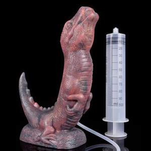 YOCY Realistic Dragon Squirting <b>Dildo</b> With Suction Cup Dragon Ejaculation Sex Toy Big Animal Colorful <b>Dildo</b> - Product Image 4