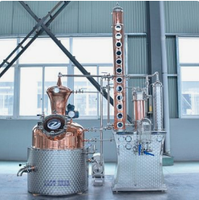 Équipement de Distillation d'Alcool pour la Maison Whisky Alembic Pot Full Copper Wine Brewery Distillation Equipment
