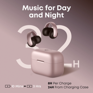 Soundcore by Anker AeroClip Auriculares de Clip Abiertos BT 5.4 IPX4 32H de Reproducción 4 Micrófonos Llamadas con IA Control Táctil - Product Image 4