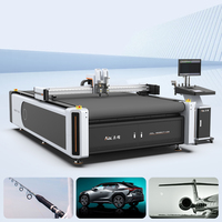 Máquina de Corte CNC AOL 1625 para Compuestos de Caucho y Kevlar, con Cuchilla Neumática, Certificación CE, Directo de Fábrica