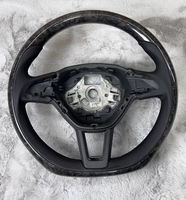 Volant de voiture en fibre de carbone compatible avec VW Golf MK7 GTI GTD GTS Golf7 R GTE GLI MK6 MK5 CC R-Line Polo Passat Jetta Golf6 Tiguan