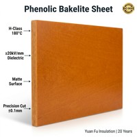 Plaque de bakélite sur mesure usinée CNC, qualité 3021 3025, panneau stratifié en résine phénolique pour isolation industrielle