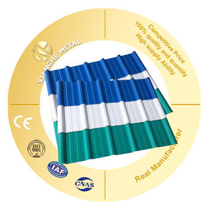 Tôle <span class=keywords><strong>de</strong></span> <span class=keywords><strong>toiture</strong></span> ondulée anti-corrosion prélaquée, perforée, <span class=keywords><strong>nervurée</strong></span>, en <span class=keywords><strong>acier</strong></span> inoxydable - Product Image 2