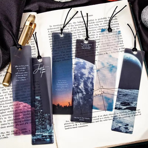 Dễ thương Anime Acrylic Bookmark biểu tượng tùy chỉnh khuyến mại bookmark cho cuốn sách long lanh thăng hoa nhựa rõ ràng Acrylic Bookmark trống - Product Image 5