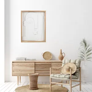 سافين-ديكور للمنزل والمكتب ، من خامة الخشب ، مجردة ثلاثية الأبعاد مؤطرة, فن الجدار