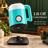 Ketel Air Listrik 1500W 2.5L Termometer Analog Sensitivitas Tinggi Suhu Konstan Cerdas