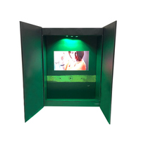 Boîte d'écran LCD d'impression de taille personnalisée Boîte cadeau vidéo LCD pour le marketing avec lumière LED et incrustation pour mettre le trophée