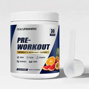 Lifeworth OEM/ODM Faible MOQ 100% Poudre Pré-Entraînement pour Adultes Marque Privée Suppléments Sportifs Énergie Musculaire Certifié GMP HACCP - Product Image 3
