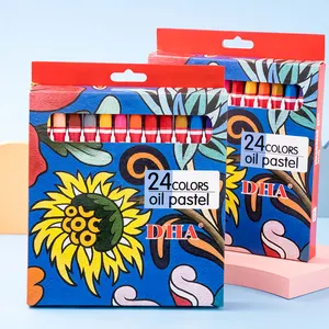 Forniture di cancelleria per la scuola 12 pezzi Art Soft Pastel Wax Crayon Oil Pastel Set Art Set per la colorazione