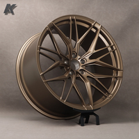 Velg Mobil Penumpang AK New Custom Forged Aluminium Alloy 5x112/120 PCD 100mm 20mm Ukuran 18-22 Inch untuk F80/G20/G30/E90/E92/E93/F10