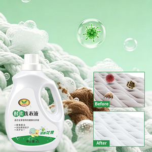DAAN - Detergente Líquido para Ropa <span class=keywords><strong>de</strong></span> 2 <span class=keywords><strong>Litros</strong></span> para Lavadoras <span class=keywords><strong>de</strong></span> Carga Frontal y Superior con Aroma Fresco - Product Image 2