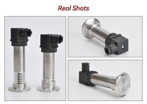 絶対マイクロ圧力ダイヤフラム型クランプ取り付けステンレス鋼IP65精度0.25% FS圧力トランスミッタ - Product Image 5