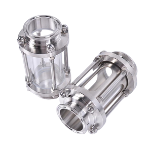 Offre Spéciale : Jauge de niveau de liquide polie, de qualité alimentaire, à raccord rapide droit, résistante à la corrosion (certifiée 3A/ISO) 1" 2" 3" - Product Image 1