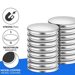 מכירות במפעל n/s מוט 25 x15 30 x10 n52 חזק <span class=keywords><strong>neodymium</strong></span> סיבוב מגנט דיסק נדיר אדמה ndfeb למכירה - Product Image 5