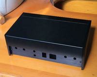 BRZHIFI Audio CLONE QUAD405 Boîtier d'amplificateur en aluminium de conception classique Boîtier d'amplificateur de puissance personnalisé avec châssis de circuit