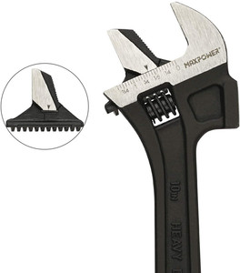 MAXPOWER-llave de tubo ajustable de alta resistencia, herramienta de fontanería de 10 "y 12" - Product Image 4