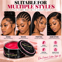 Gel Coiffant Fixation Forte pour Cheveux de Bébé – Produit pour Bords Lisses, Tresses et Coiffures Élégantes